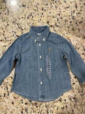 Ralph Lauren Light Blue Denim Shirt